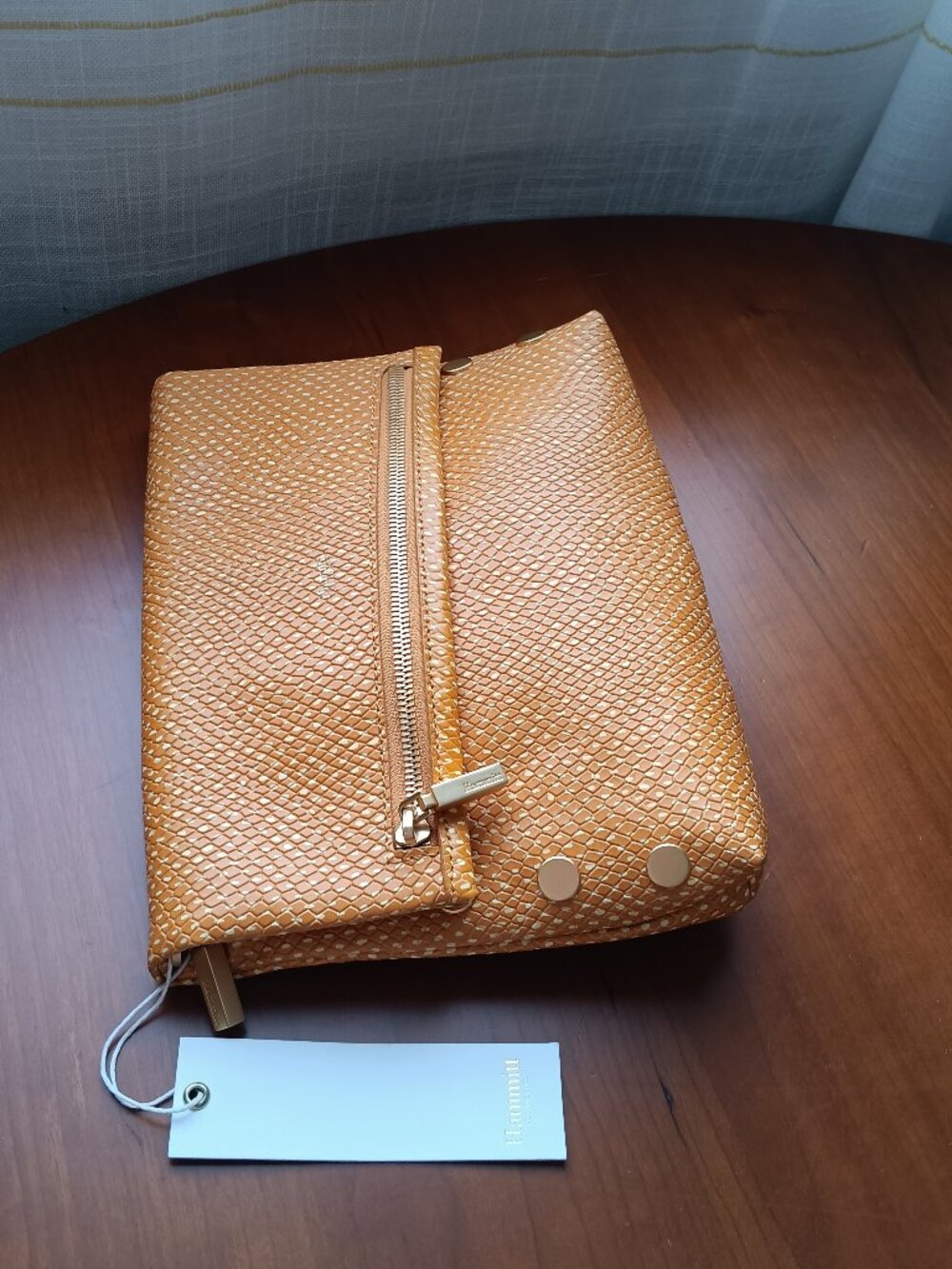 HAMMITT VIP Medium Tangerine with Brushed Gold